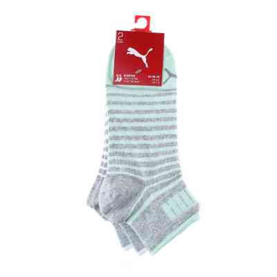 Носки Puma Unisex Quarter 2P 101002001-025 сірий, білий, ментоловий 39-42 (8718824798554) Винница