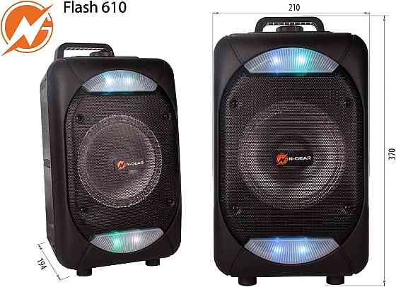 Мобільна акустична система портативна Bluetooth USB колонка N-GEAR MP3 Flash 610 Дніпро