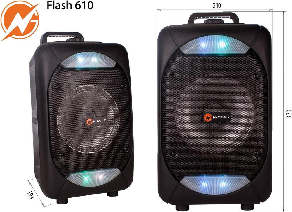 Мобільна акустична система портативна Bluetooth USB колонка N-GEAR MP3 Flash 610 Дніпро - фото 2