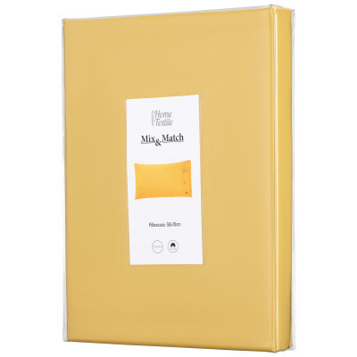 Наволочка Ardesto Mix&amp;Match 50х70 100% бавовна, сатин жовтий (ART5070PCS) Вінниця - фото 8