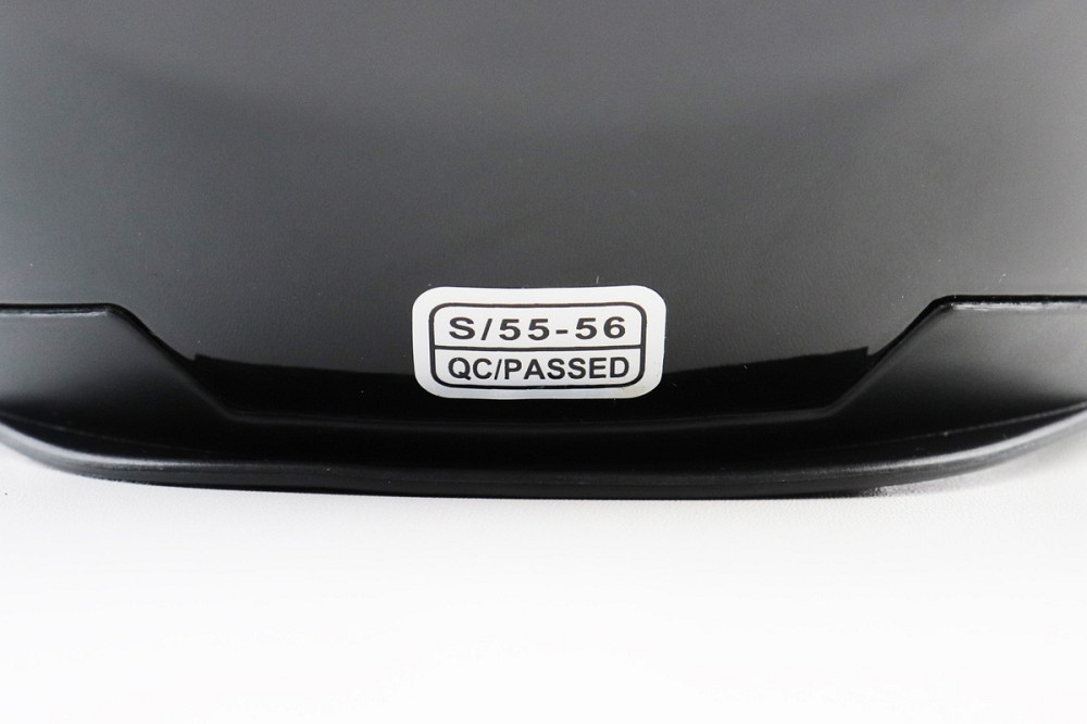 Шолом інтеграл, закритий+окуляри BLD-М61 S (55-56см), ЧОРНИЙ глянець Київ - фото 8