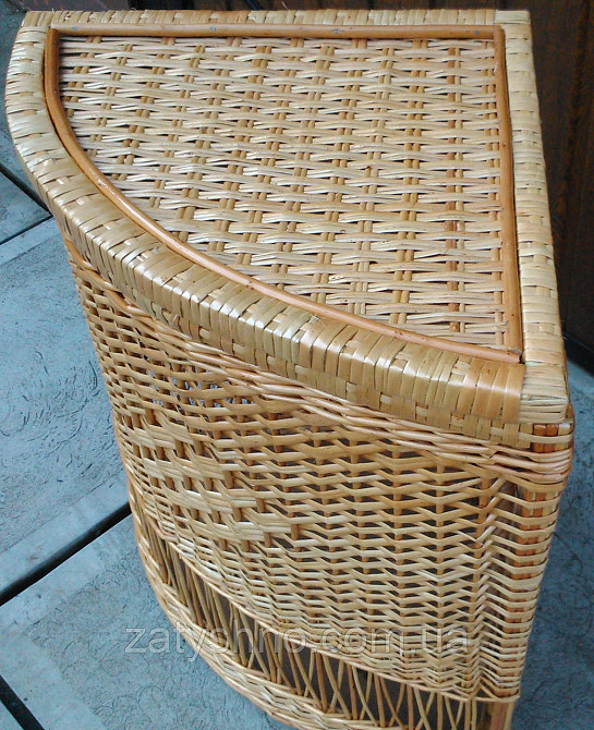 Корзина угловая с решеткой из натуральной лозы пара Киев - изображение 5