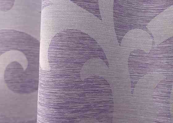Комплект коротких штор VR-Textil Жаккард Вензель № 295ш Сиреневый 130х170 см 2 шт (35-0198) Киев