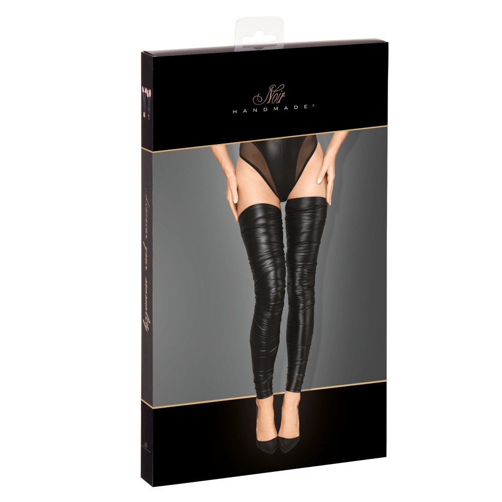 Чулки без носка F207 Noir Handmade XL Sex Aura Киев - изображение 2