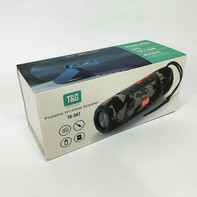Bluetooth стерео колонка з радіо TG341, Переносна колонка для вулиці, EX-515 Переносні колонки Київ - фото 5