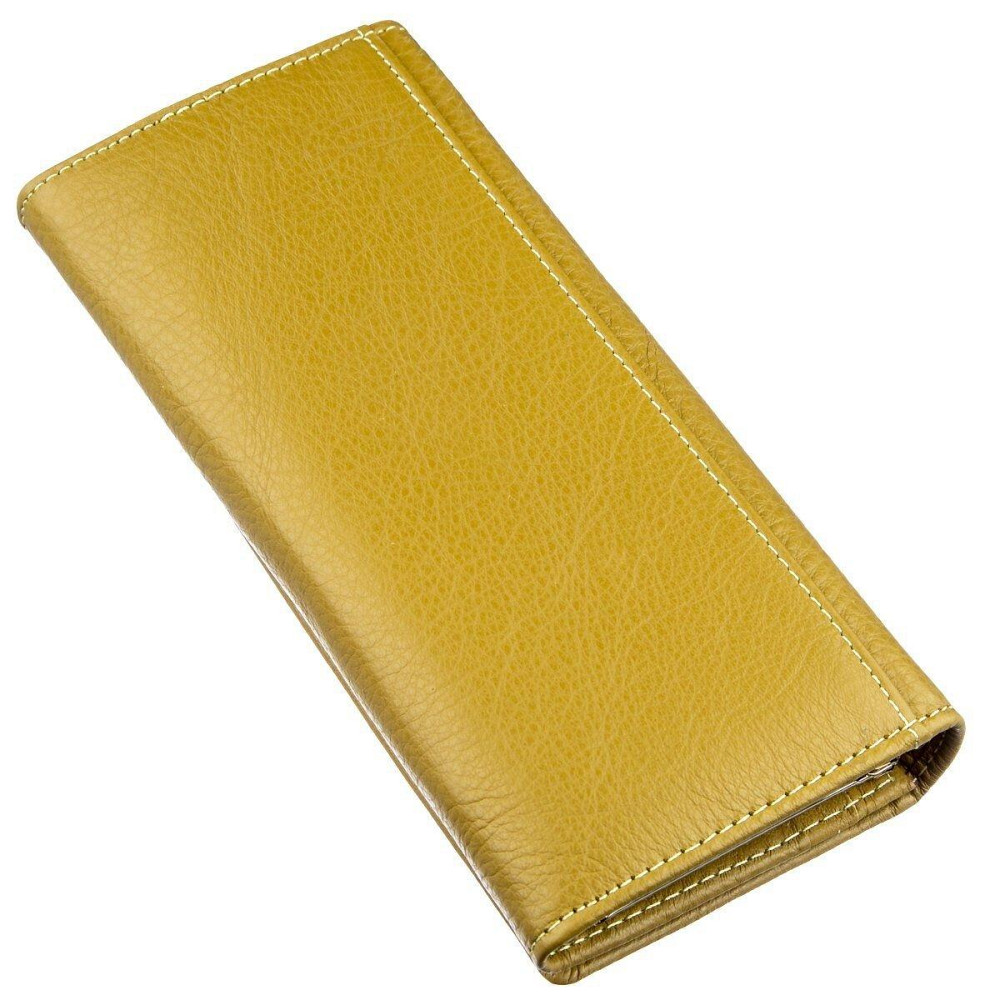 Классический кошелек для женщин на магните ST Leather 18871 Горчичный Киев - изображение 2