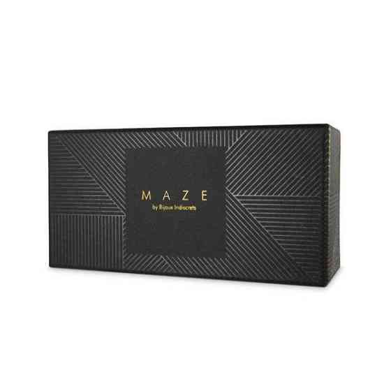 Флогер Bijoux Indiscrets MAZE — Tassel Flogger Black Sex Aura Київ