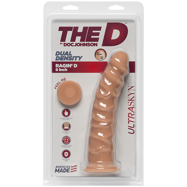 Фаллоимитатор Doc Johnson The D - Ragin D - 8 Inch Without Balls - ULTRASKYN, диаметр 5,1см Sex Aura Киев - изображение 4