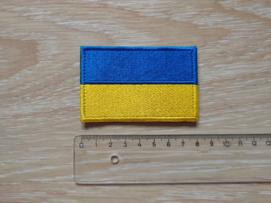Нашивка на одежду Флаг Украины на липучке Киев - изображение 7