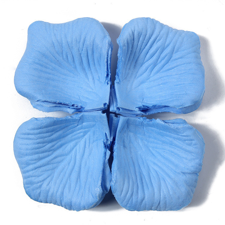 Пелюстки троянд штучні 100 штук 45 на 45 мм блакитний Київ - фото 3