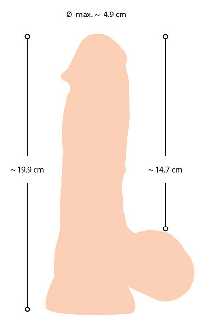 Фаллоимитатор - Nature Skin Dildo With Movable Skin, 20 см Sex Aura Киев - изображение 10