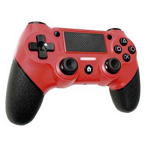 Бездротовий геймпад Nuwa Dualshock для PS4 та ПК Bluetooth контролер з сенсорною панеллю Червоний Київ