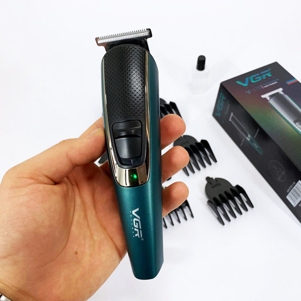 Электрическая машинка триммер для волос и бороды VGR, Острые профессиональные машинки для стрижки волос DZ-18 Львов - изображение 15