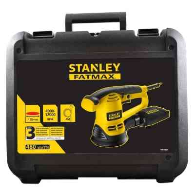 Шлифовальная машина Stanley FatMax, 480W, 4000-12000 об/мин, диск 125 мм, 3,9 кг, кейс (FME440K) Винница