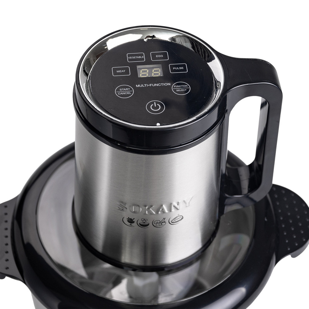 Чопер подрібнювач 800 Вт 4 леза з чашею на 2,5 літри м'ясорубка Sokany SK-06026 Коломыя - изображение 6