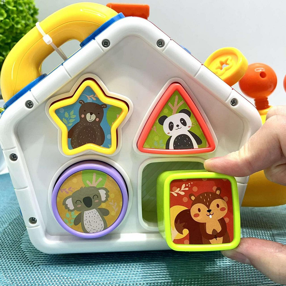 Сортер музична іграшка мелодії колесо вільного ходу звуки тварин пальчикові ігри (35969) Чернигов - изображение 5