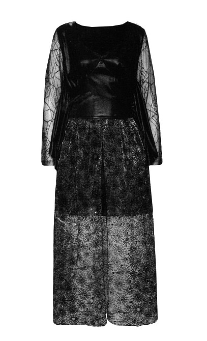 Жіноча сукня Вампір кажан для вечірки на Хелловін розмір M 42-44 чорно-сірий Київ - фото 4