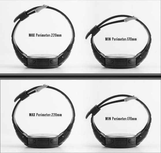 Спортивные смарт часы Skmei 1301 Шагомер Bluetooth ударопрочные Черные Винница - изображение 8