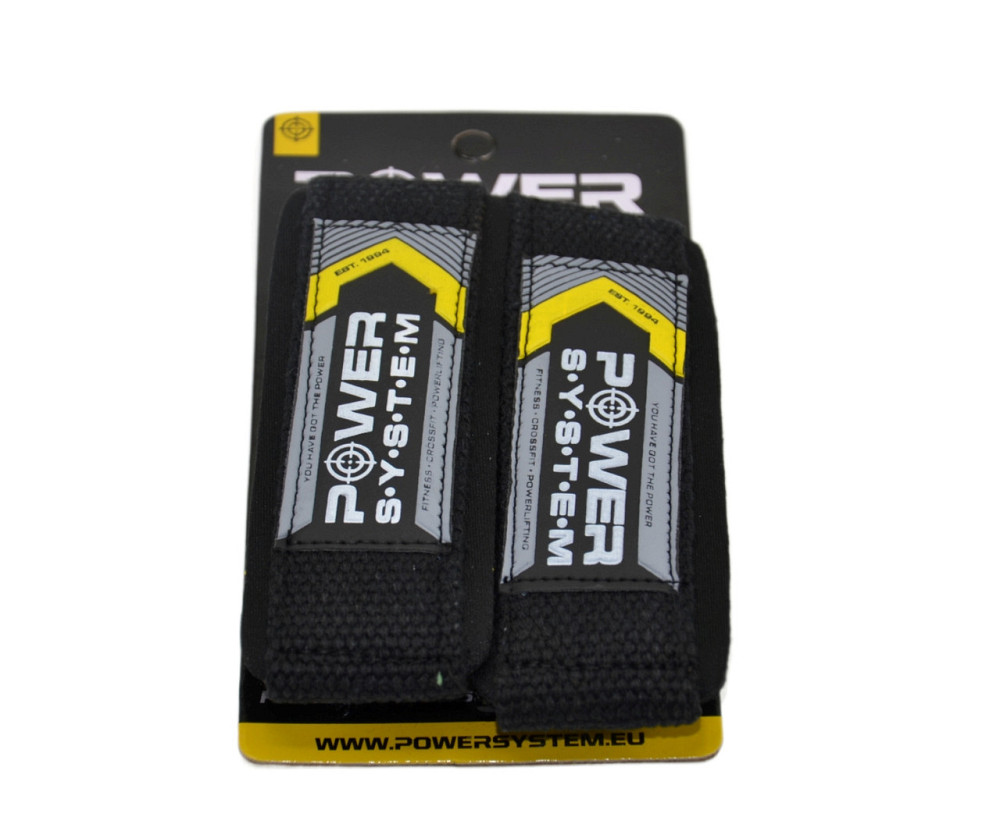 Лямки для тяги Power System PS-3400 Power Straps Black/Yellow Луцьк - фото 8