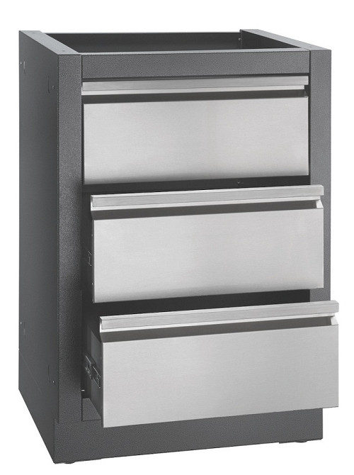 Тумба з двома висувними ящиками 61х61х89 см Oasis Napoleon IM-2DC-CN Код: 005765 Рівне - фото 3