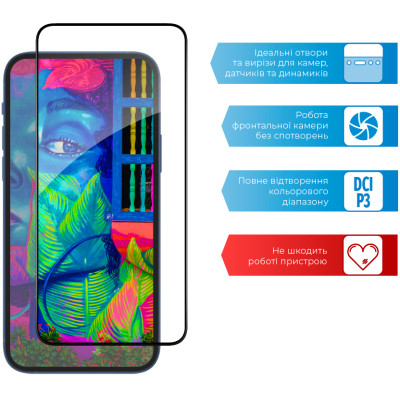 Стекло защитное ACCLAB Full Glue Samsung S22+ (1283126523021) Винница - изображение 5