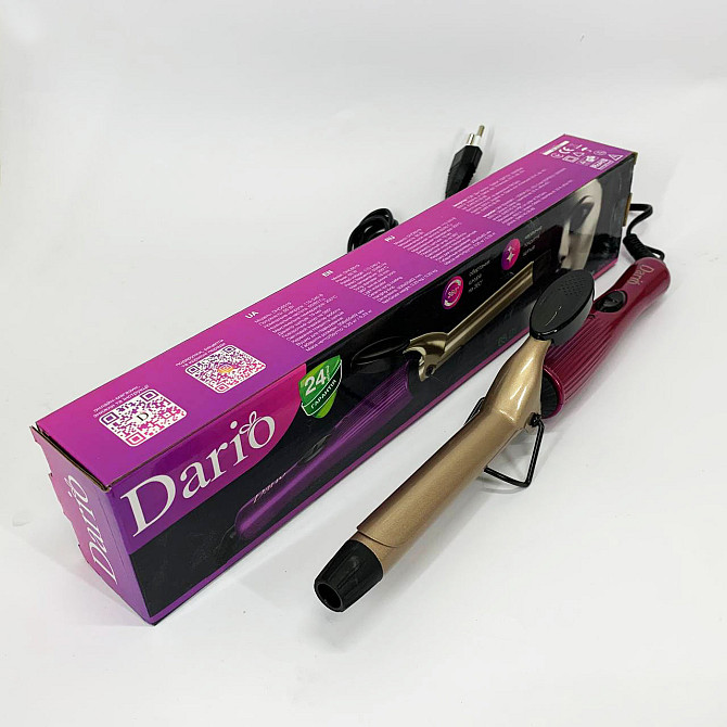 Плойка для создания укладки волос DARIO, Многофункциональная плойка для укладки и завивки волос CT-87 Львов - изображение 6