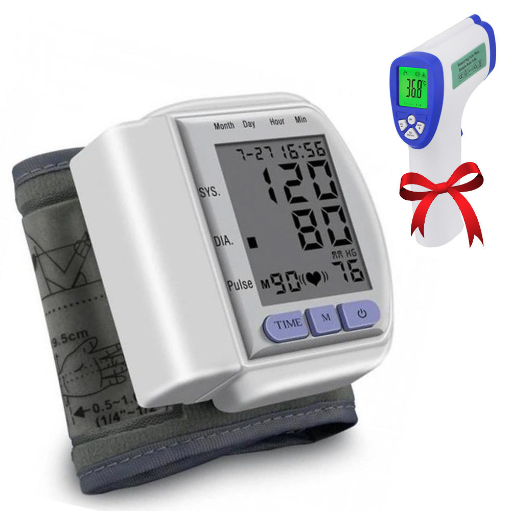 Автоматический тонометр CK-102S + Подарок Бесконтактный инфракрасный термометр Киев - изображение 1