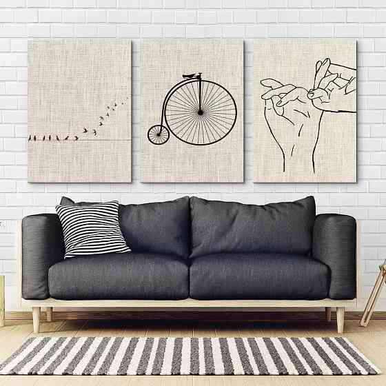 Модульна картина Абстракція Art-5_B3 Київ