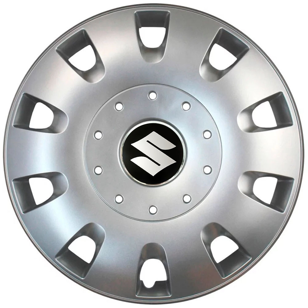 Автомобильные модельные колпаки R16 Suzuki 401 4шт, SJS, серебряные Киев - изображение 1