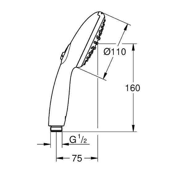 Лійка для ручного душу Grohe Tempesta 110 27597003 Київ
