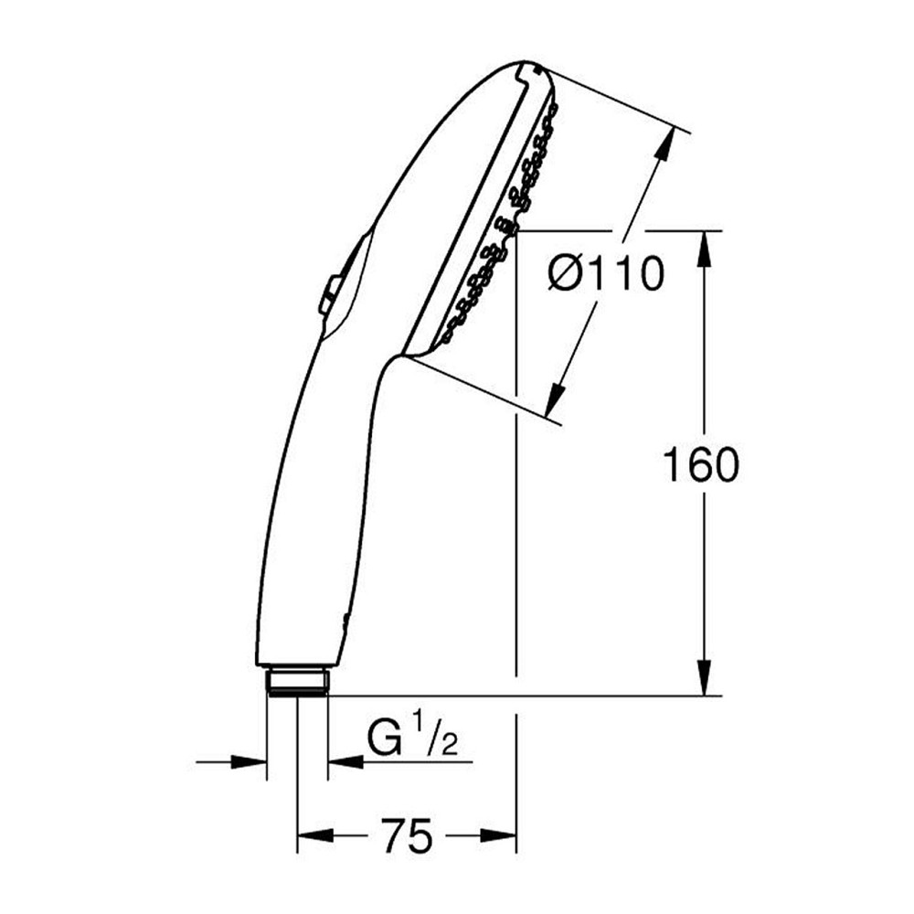 Лійка для ручного душу Grohe Tempesta 110 27597003 Київ - фото 2