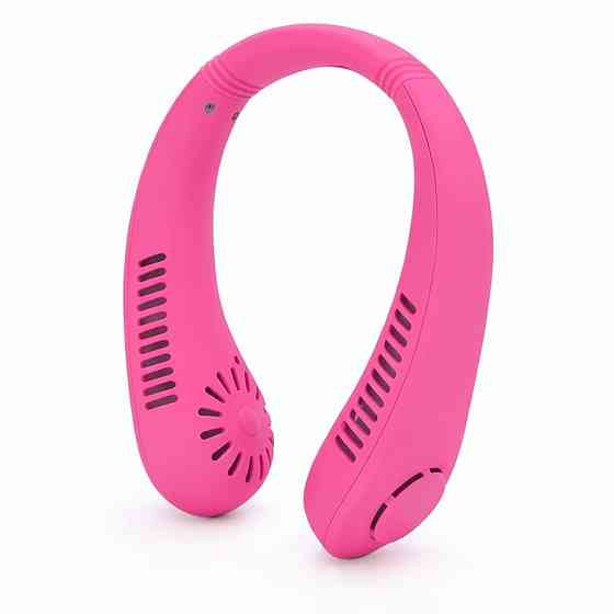 Вентилятор на шию Cat-neck Fan міні портативний USB X5 Рожевий Одеса