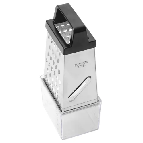 Терка (4 типи лез) з контейнером нержавіюча сталь KAMILLE Житомир - фото 5