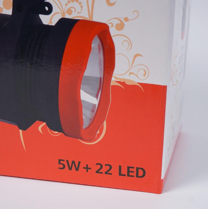 Ліхтар ручний Wimpex WX-2886 5W+22Led Powerbank ЗУ220В (3 режими) Вінниця - фото 6