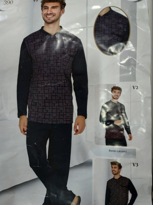 Чоловіча піжама-костюм для дому style senfoni 390 розмір Л-ХЛ (48-50) Славута - фото 5