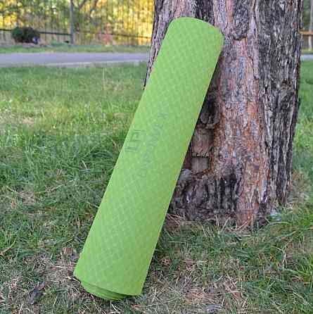 Коврик для йоги та фітнесу U-POWEX TPE Yoga mat Green/Black (183х61х0.6) Кам'янське