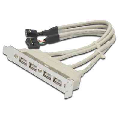 Кабель для передачі даних косичка (для системної плати), 4xUSB 2.0 Atcom (15258) Вінниця