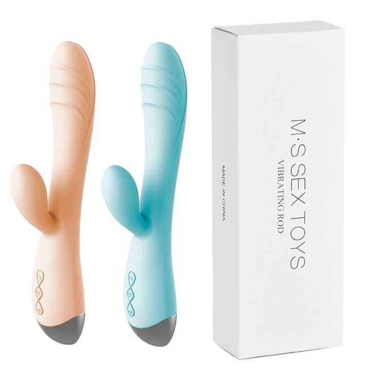 Вібратор кролик для клітора та точки G USB - Бежевий - Вібратори Вінниця - фото 7