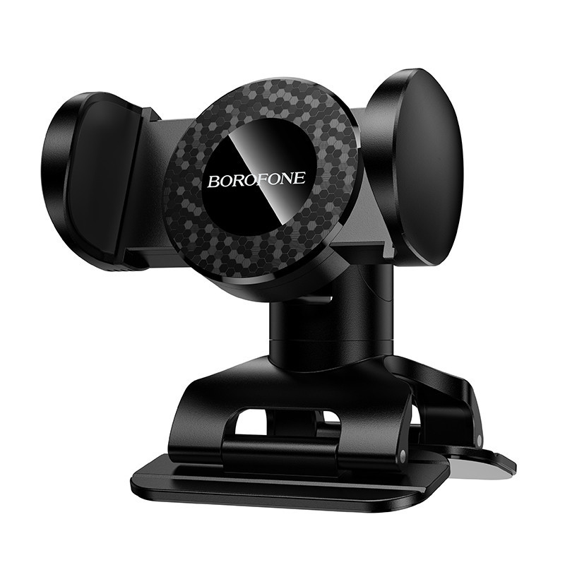 Автотримач для телефона BOROFONE BH142 Support pull clip car holder (center console) Black Одеса - фото 9