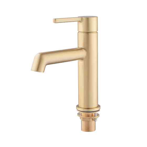 Смеситель для умывальника Koer KB-10029-12 матовое золото KR5501 Харьков