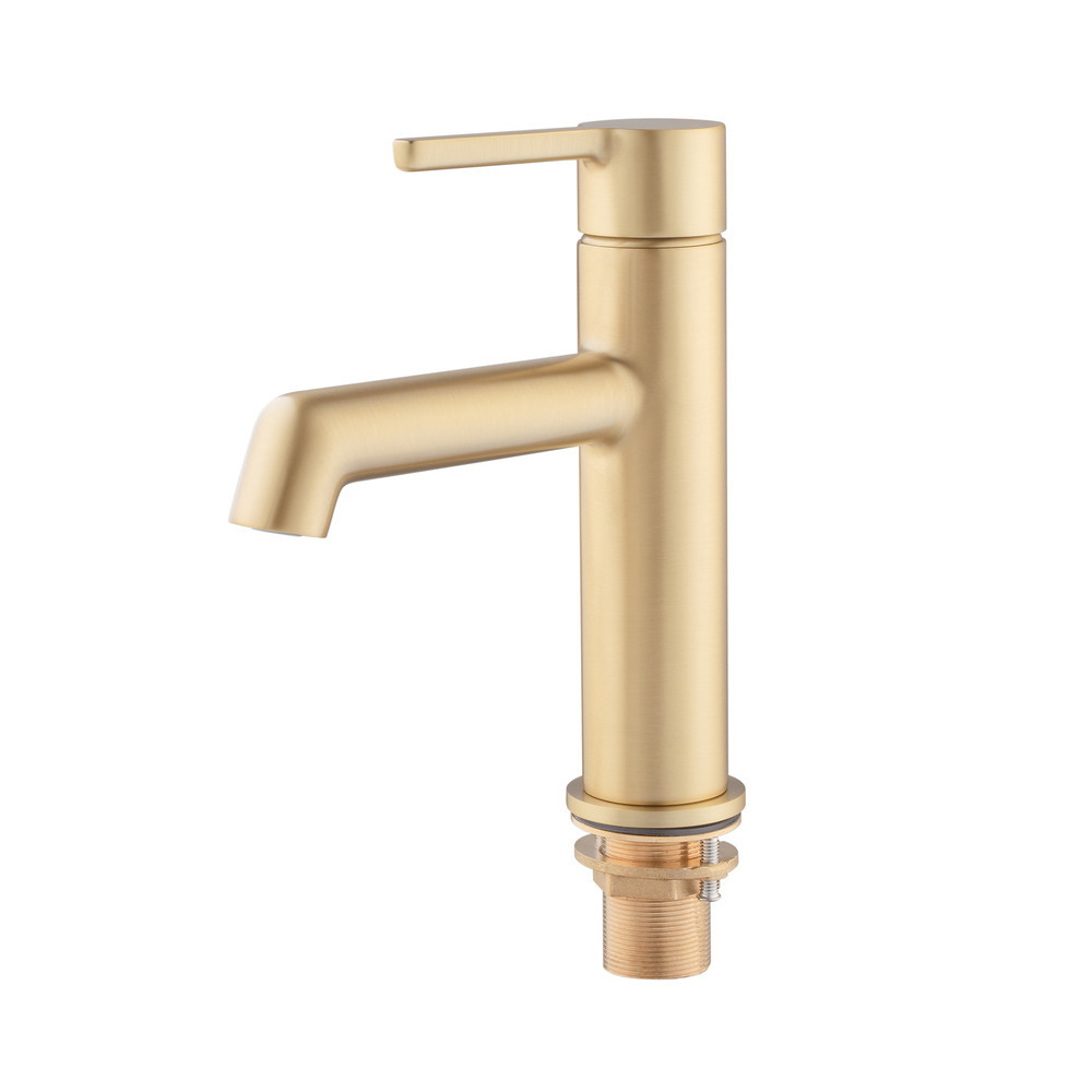 Смеситель для умывальника Koer KB-10029-12 матовое золото KR5501 Харьков - изображение 6