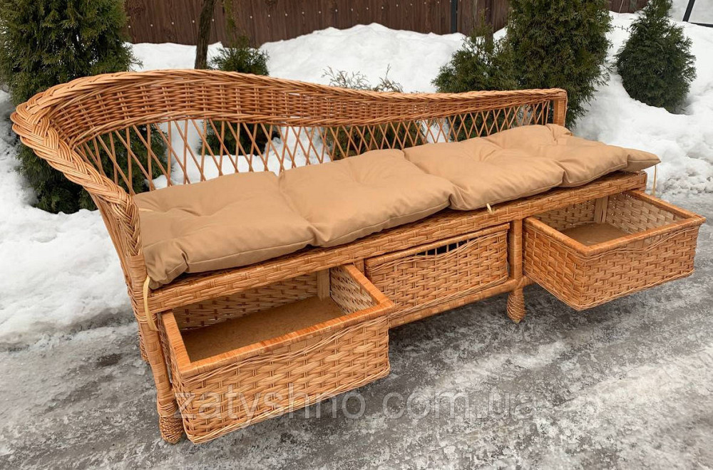 Кушетка плетеная из лозы Киев - изображение 4