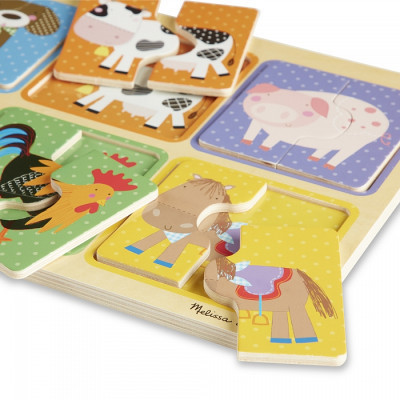 Пазл Melissa&Doug деревянные в футляре "Друзья фермы" (MD31363) Винница - изображение 4