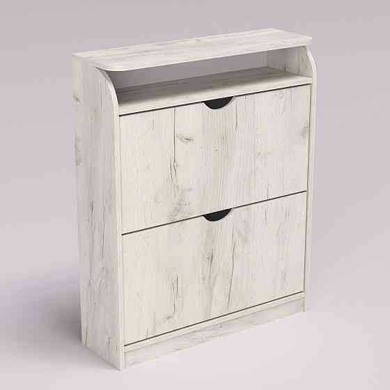 Тумба для обуви №1, Дуб Крафт Білий, 800/250/1000 Львов