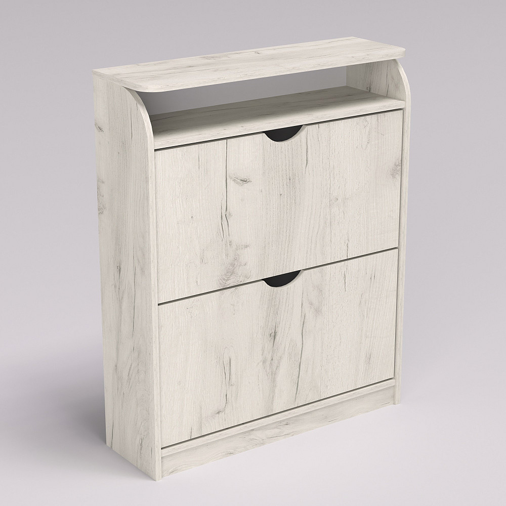 Тумба для обуви №1, Дуб Крафт Білий, 800/250/1000 Львов - изображение 4