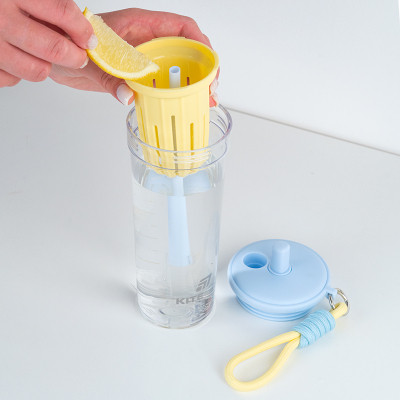 Пляшка для води Kite 650 мл, жовто-блакитний (K25-1219-3) Вінниця - фото 8