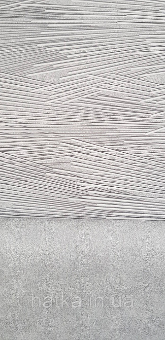 Обои виниловые на флизелине Sintra Adria метровые абстракция полоски фейерверк структурные 3д серые белые Киев - изображение 4