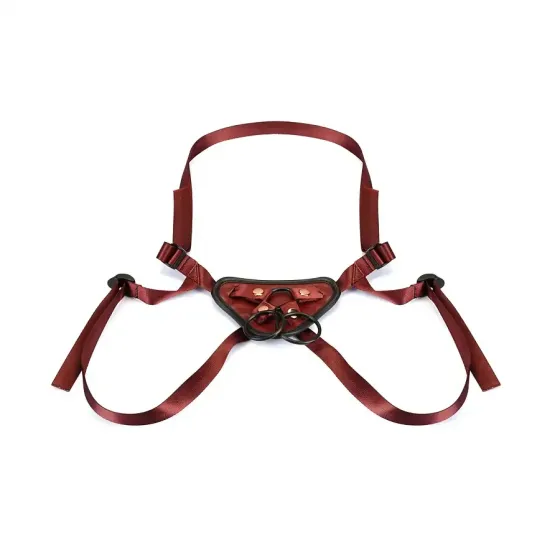 Трусики для страпона Liebe Seele Wine Red Strap-on Harness Львів