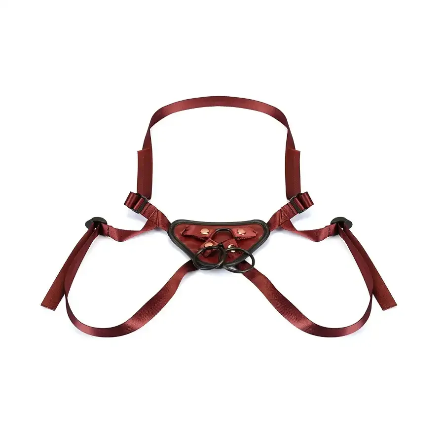 Трусики для страпона Liebe Seele Wine Red Strap-on Harness Львов - изображение 1