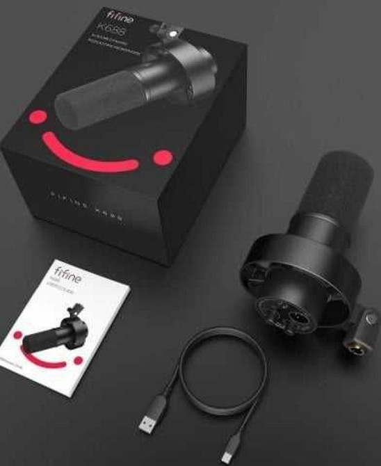 Микрофон студийный/ для ПК Fifine K688 Киев - изображение 1